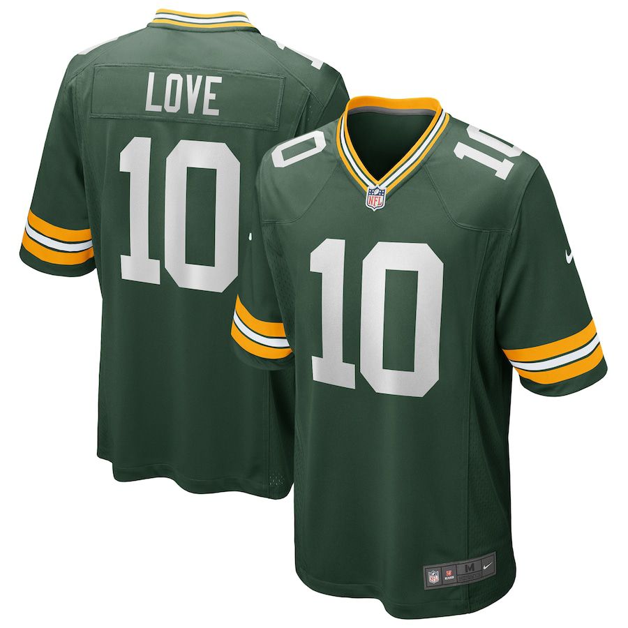 Youth  Green Bay Packers #10 Jordan Love Nike Green Player Game NFL Jersey->cincinnati bengals->NFL Jersey